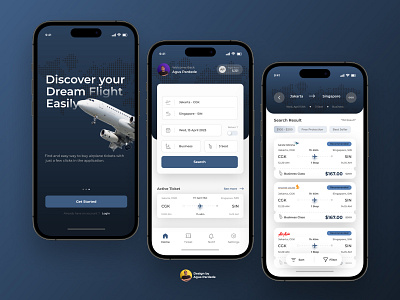 Flight Booking Mobile App design uiux uiuxdesign webdesign webdeveloper websiteconcept websitedesign