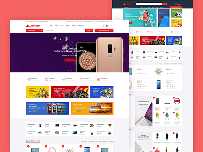 Multipurpose Shopify Theme - Antomi best shopify stores bootstrap shopify themes clean modern shopify template clothing store shopify theme ecommerce shopify shop shopify drop shipping shopify store