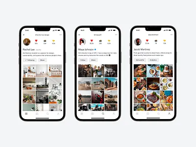 Profile page - #006 [bonus] app dailyui iphone profile social media ui