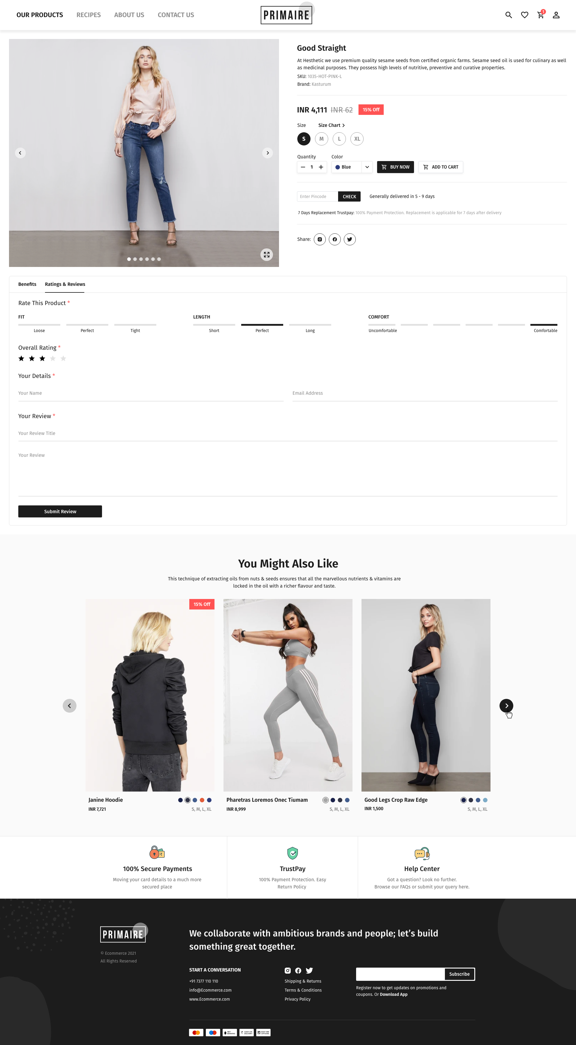 site for Clothes by Sagar Gajera on Dribbble