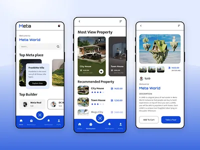 Meta application graphic design logo metaverse metaverse app mobile mobile app ui ux web design