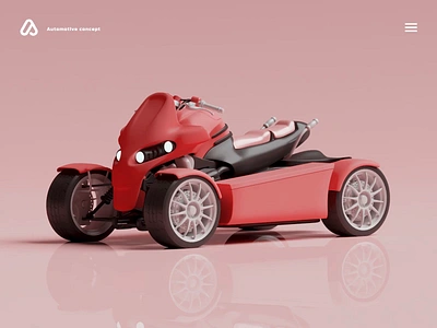 Car animation 3d animation blender branding car design game graphic design homepage illustration isometric landing page lowpoly motion graphics product render texture unity vector web