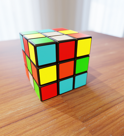 3D Rubik's Cube 3d 3d render blender