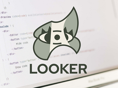 LOOKER Logo Concept art brand brand identity branding design designer graphic design illustration logo