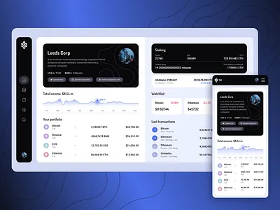 Staking Dapp crypto graphic design logo mobile app staking dapp ui ux web design web site