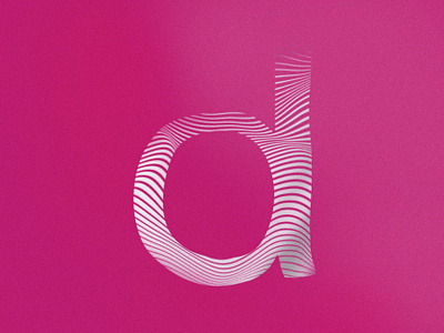 Letra D 36daysoftype 36daysoftype10 abstract d design gradient grain graphic design illustration illustrator letra d letter letter d lines photoshop texture type type design typography waves