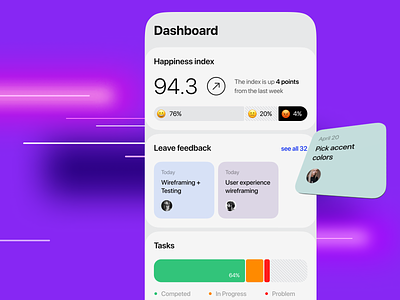 Task tracking and work planning app app dashboard design interface management mobile app productivity task tracker ui ux