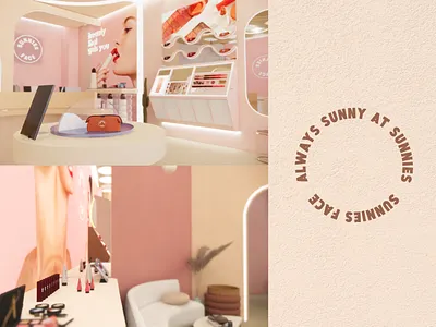 SUNNIES FACE 3d art design interior sketchup