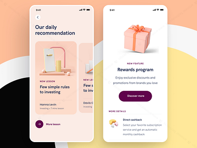 Investment Education App academy artonest artonest design banking brand budgeting currency design education experieance design figma fintech fintech design investing investment rewards ui update ux wallet