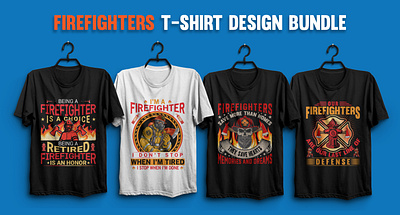 Firefighters T-shirt Design design fashion fire firefighters firehydrant graphic design illustraor illustration t shirt typography