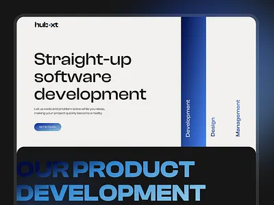 Corporate Website Design | Development Company Homepage branding concept corporate dailyui dark theme design development company graphic design homepage illustration inspiration it logo software typography ui userinterface ux vector web