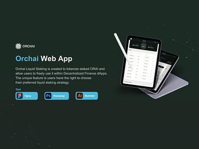 Orchai Web App design ui ux