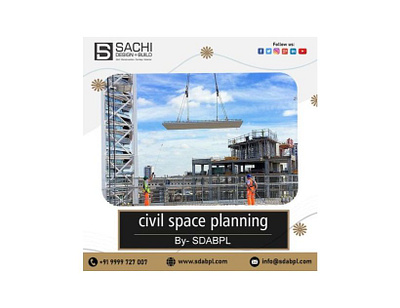 Civil Space Planning - SDABPL, India branding company construction delhi design designer illustration interior logo sdabpl