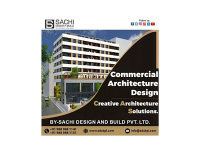 Commercial Architecture Design - SDABPL, India architect branding commercial builder commercial interior company construction delhi design designer illustration interior sdabpl