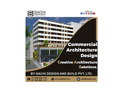 Commercial Architecture Design - SDABPL, India architect branding commercial builder commercial interior company construction delhi design designer illustration interior sdabpl