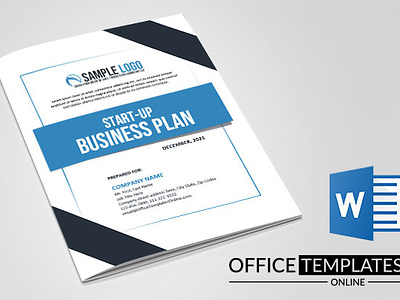 Cover Page Designs & Formats for Business Plan in MS Word [Free freebies