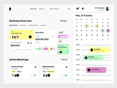 Meeting UI analytics booking app calendar dashboard dashboard ui event graph integration meeting app product product design revenue sales typography ui ui ux user experience ux web app website