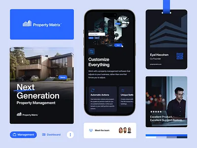 Branding: Property Matrix brand brand identity branding identity logo logo design logo designer logo mark logodesign logos logotype mark minimalist logo modern logo symbol typography visual identity