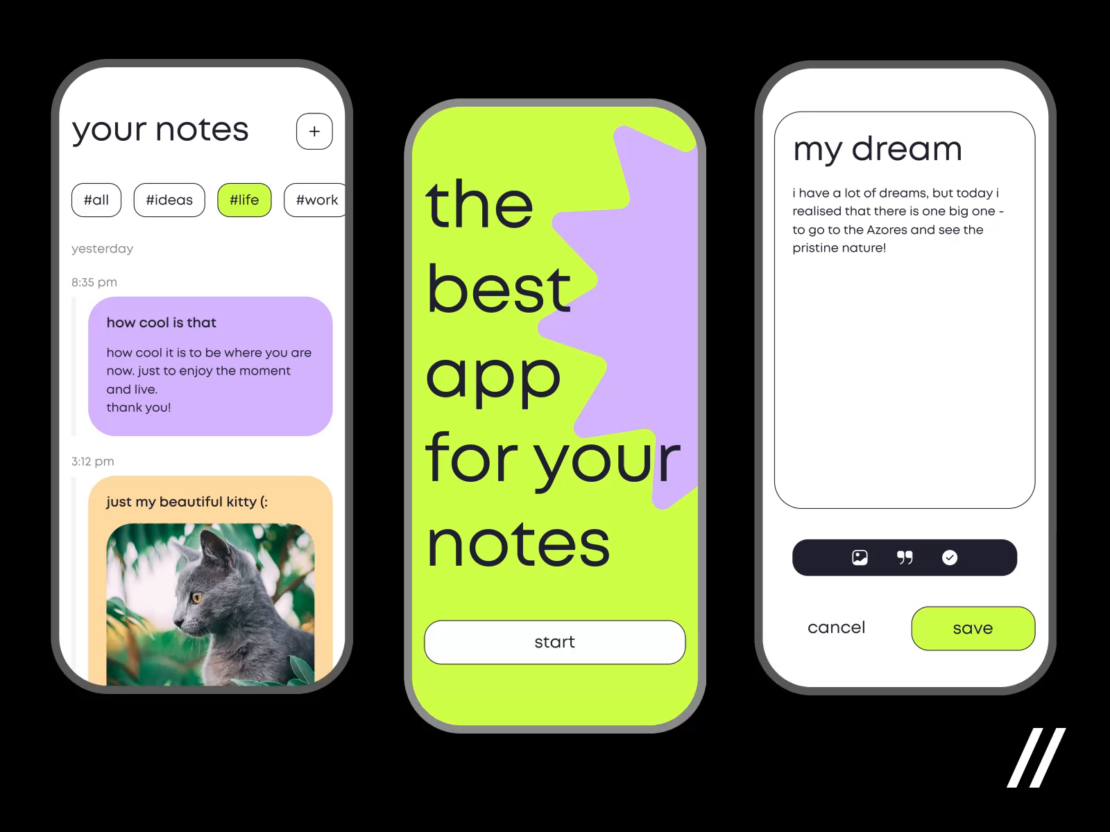 Diary deals notes app