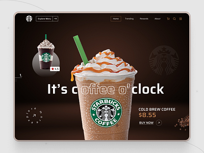 Online Coffee Ordering Website behance dashboard design dribbble figma food delivery graphic design landing page online coffee delivery ui ui dashboard ui design ui designer ui inspiration uiux uiux design user interface ux ux design ux designer web design
