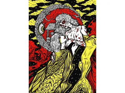Fred (gloomy illustration, color) art artist book book art book illustration color art creative design digital digital art gothic gothic illustration graphic illustration graphics illustration illustrator