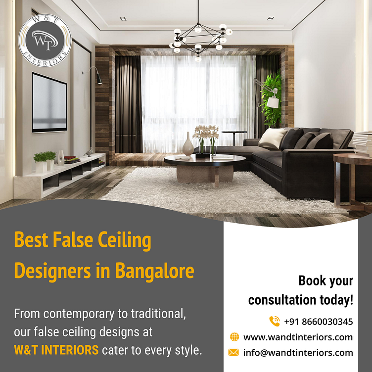 False Ceiling Designers in Bangalore by interiors on Dribbble