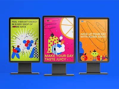 Juice Brand Posters Design advertising brand identity branding business illustration design design studio digital art digital illustration fruit graphic design illustration illustration art illustrator juice juice brand logo marketing marketing design poster poster design
