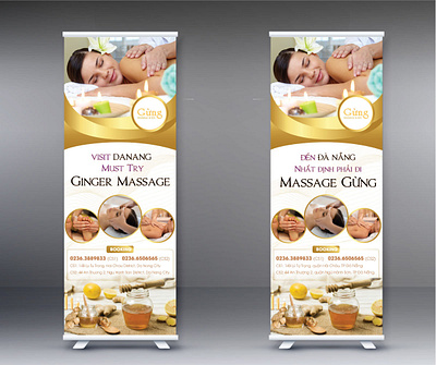 Standee poster spa standee