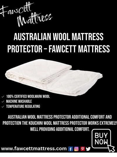 Australian Wool Mattress Protector – Fawcett Mattress decorative bed pillows