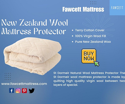 New Zealand Wool Mattress Protector – Fawcett Mattress decorative bed pillows