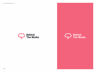 Behind The Works – Logo Design brand branding graphic design icon illustration logo