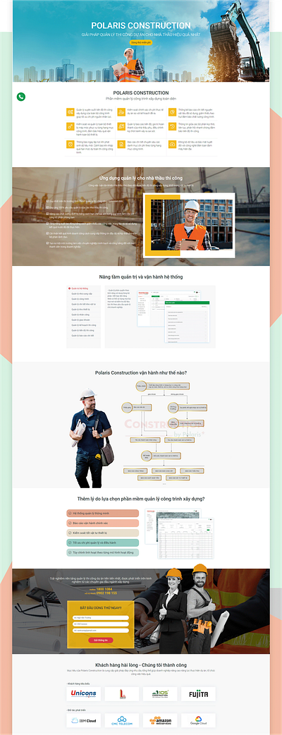 Construction landing page construction construction landing page landing page website