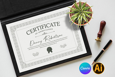 Certificate Template I Canva modern