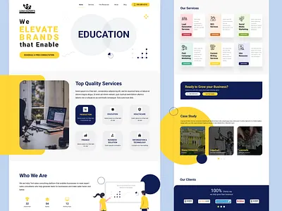 Lead Experts branding business business web business website designer landing landing page product ui design ui designer web design web designer web page website websites