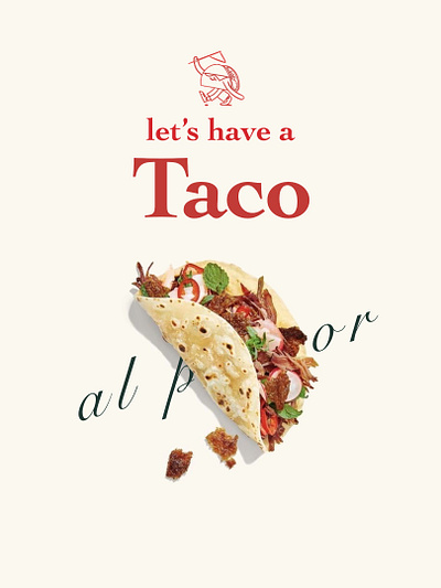 Taco Cafe Poster branding graphic design poster procreate
