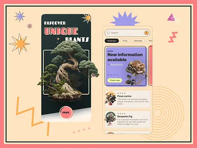 Unique Plants app bio bonsai botanic cards gardening greenthumb home indoorjungle landing nature plantcare plantenthusiast plantidentification plants rareplants unusualplants