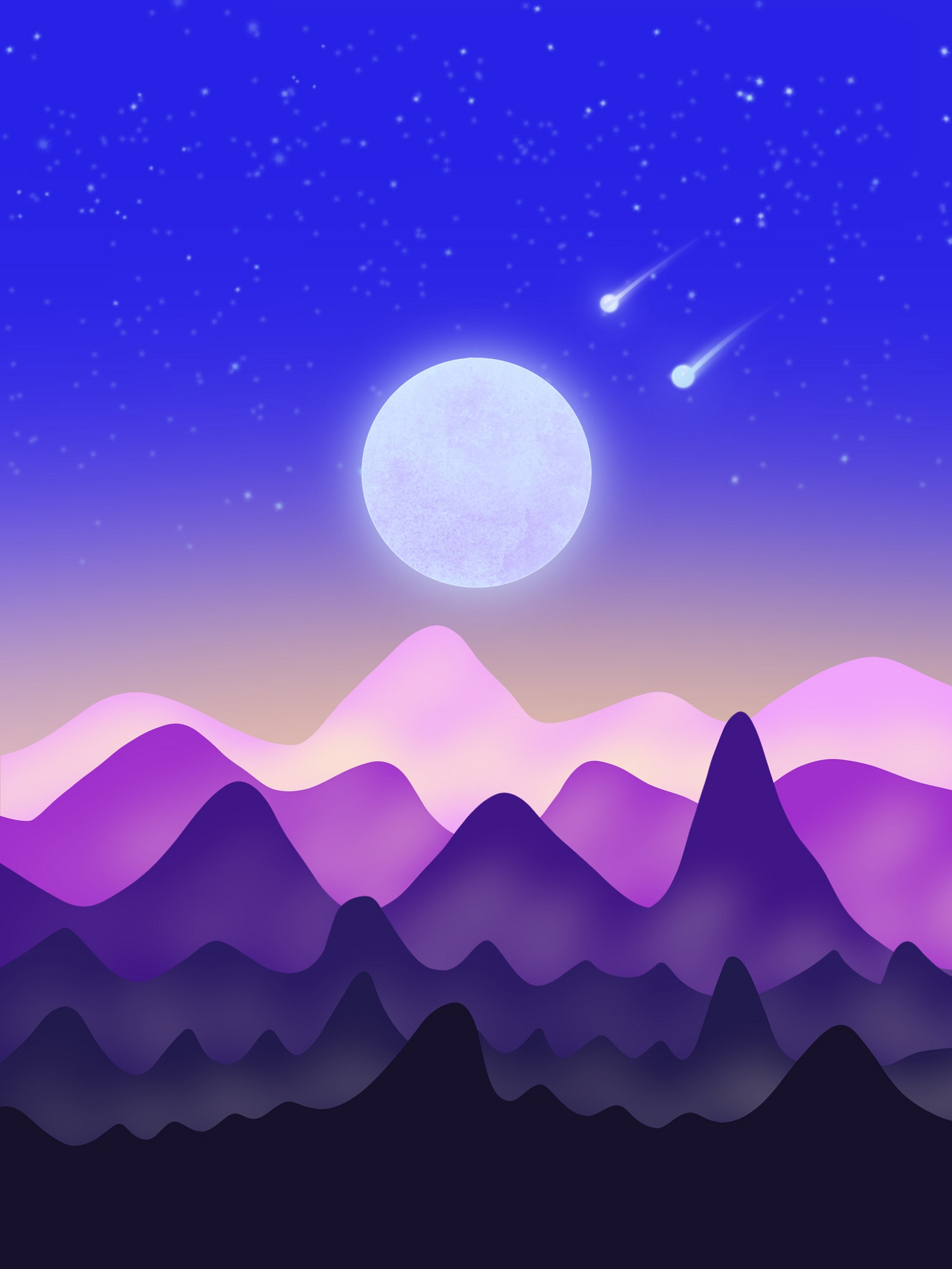 Sci-fi Night Sky by Jessie Sim on Dribbble