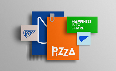 PIZZA SHARING｜披萨分享会 brand branding design download free freebie graphic design identity illustration logo mockup mockup cloud mockupcloud psd showcase stationery template