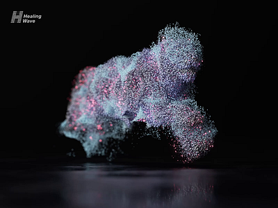 3D Particles Motion 3d abstract animation c4d design octane render xparticles