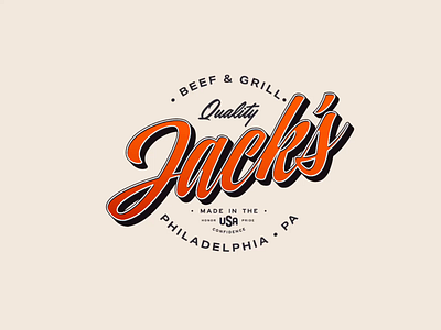 Jack's Logo Animation 2d after effects animation branding design illustration logo minimal typography vector