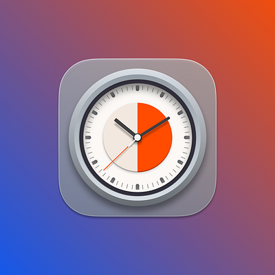Horzono app icon app clock design icon mac