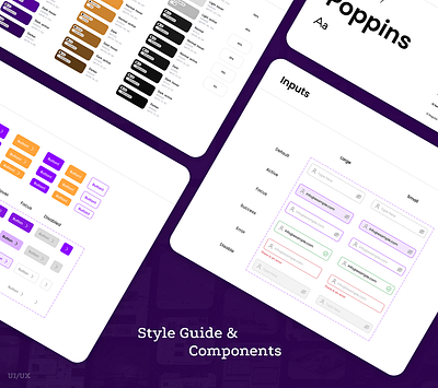 Styleguide & Components Design System components design system figma prototype ui ux visual