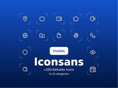 Iconsans: Freebie iconset calendar call essential home icon icons iconsans iconset location search security setting sheild speaker ui uidesign userinterface volume wallet