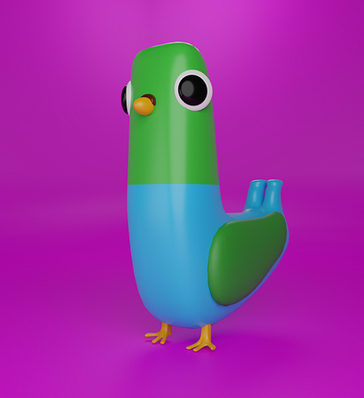 3D bird 3d 3d render blender