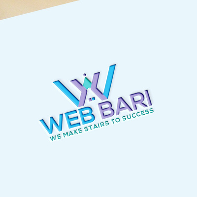 W logo design 3d branding graphic design logo