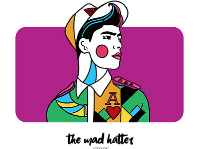 THE MAD HATTER By Alberto Corral Notebooks and goodies branding creative graphic design illustration ilusa logo