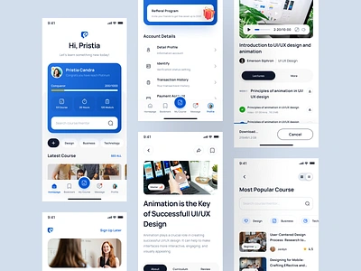 Eduline - Online Learning App UI Kit branding coursera courses design education elearning learning app mobile mobile design online learning skillshare teachable udemy ui ui kit ui8 uidesign uikit unpixel ux