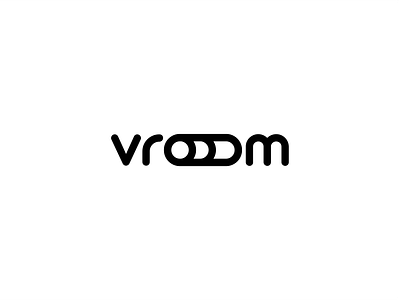 vrooom | Logo brand design daily logo challenge design driverless car logo pyeo visual identity vrooom