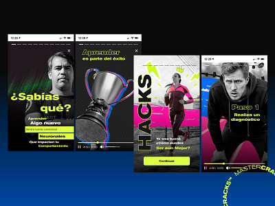 MasterCracks Visual Content app design graphic design mobile design ui visual content