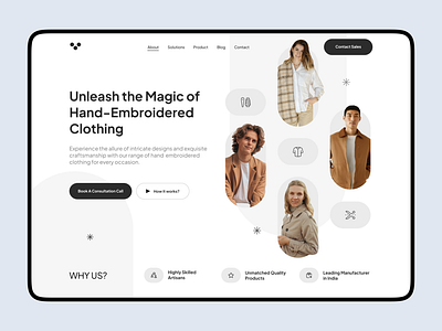 Landing Page Clothing Brand clothing clothing brand home page lading page ui design landing page landing page ui landing page ui ux ui ui design ui ux ui ux design website website design website home